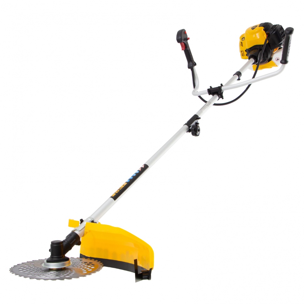 Триммер бензиновый DTL-33S, 33 см3, разъемная штанга, состоит из 2 частей Denzel (96262)