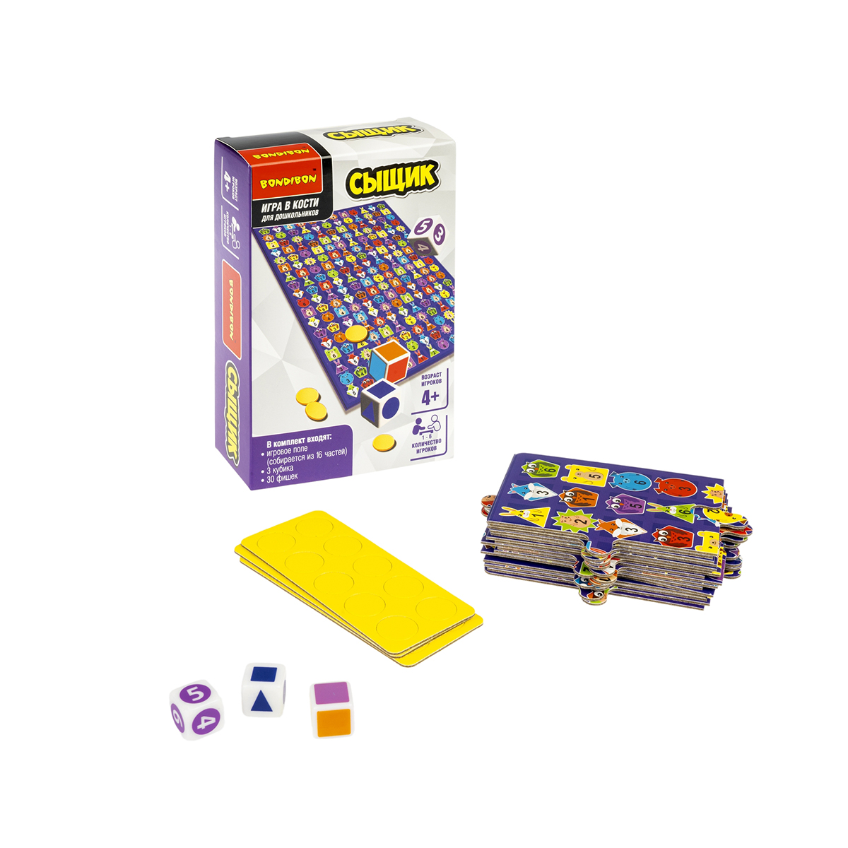 Игра настольная "сыщик" "bondibon" вв5028