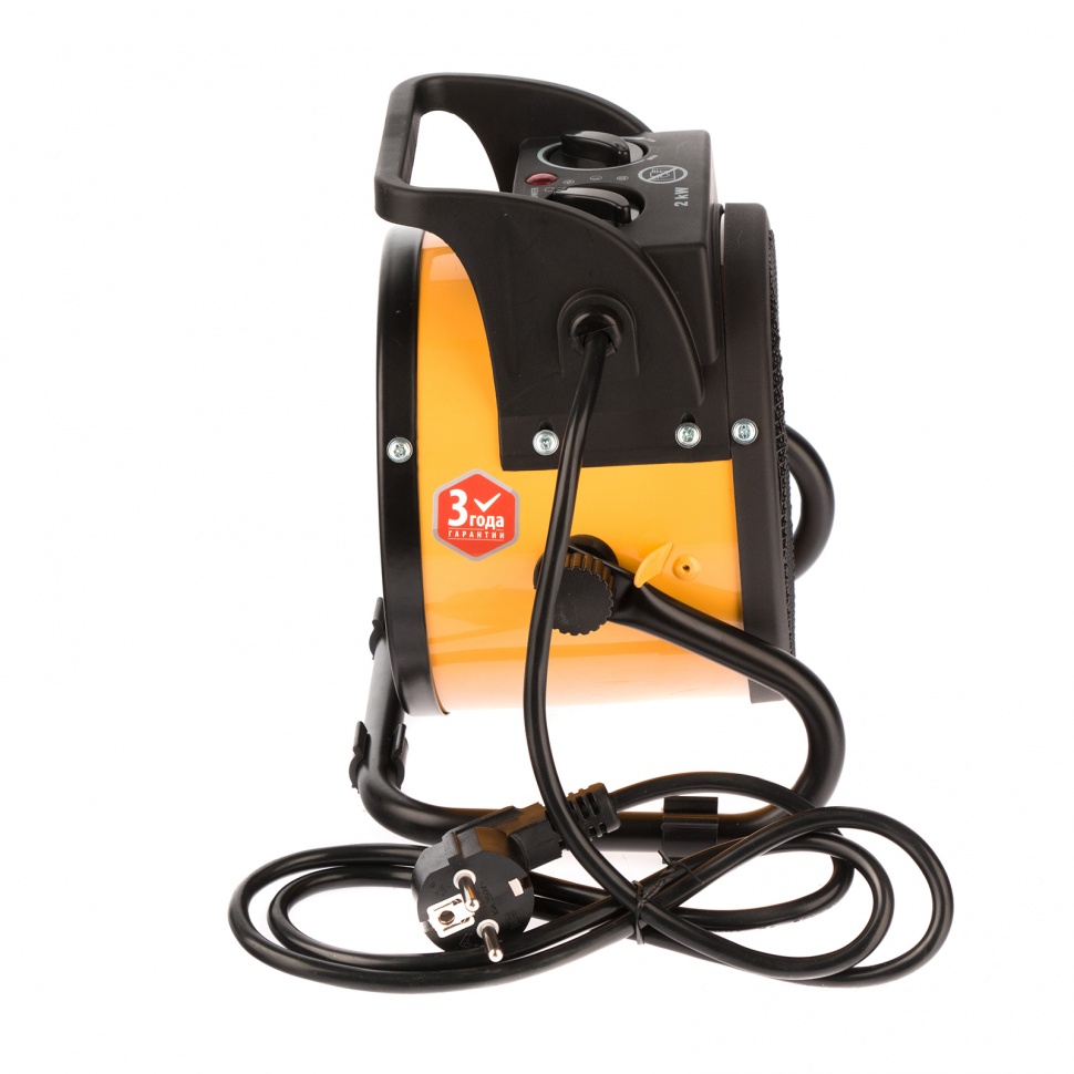 Тепловая пушка, керамический нагреватель (тепловентилятор) DHC 2-100, 230 В, 0.025/1/2 кВт Denzel (96429)