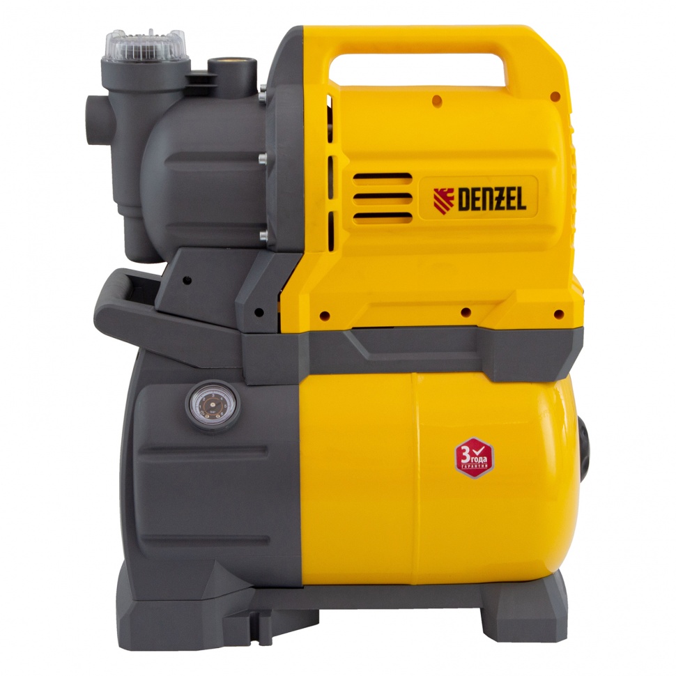 Насосная станция PSХ1300, Х-Pro, 1300 Вт, 4500 л/ч, ресивер 24 л, подъем 48 м Denzel (97213)