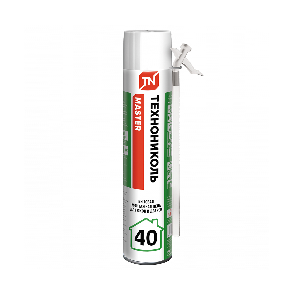 Пена монтажная "master 40" 450 мл (12/840) "технониколь"