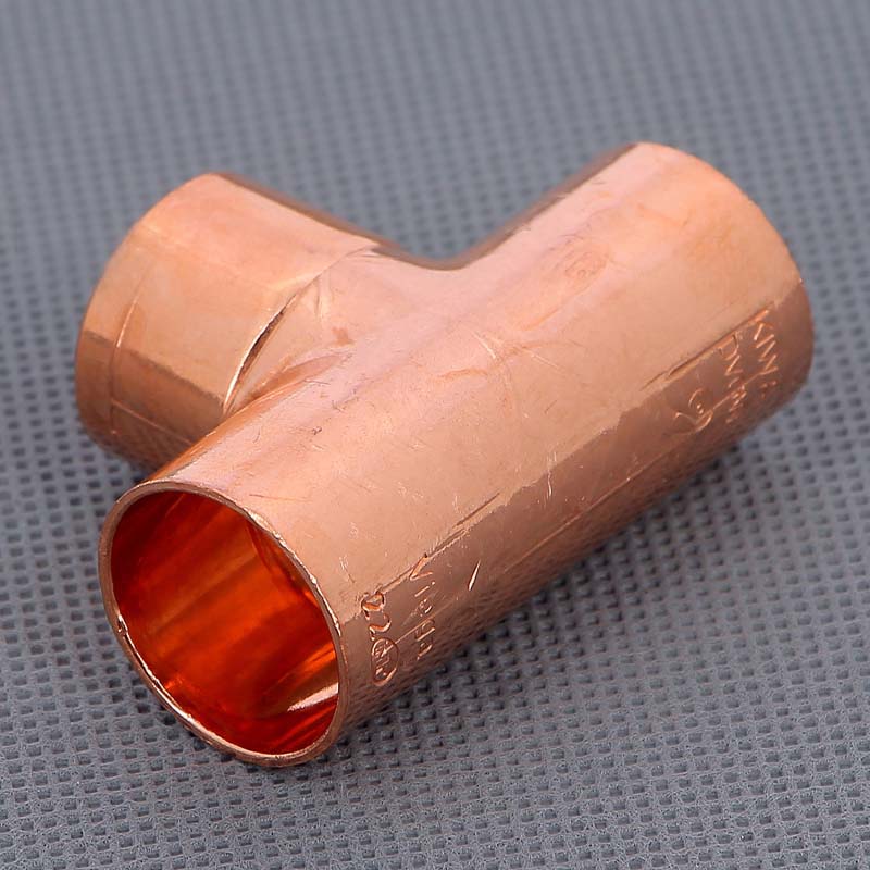 Тройник равнопроходной VIEGA под пайку 22 мм медный