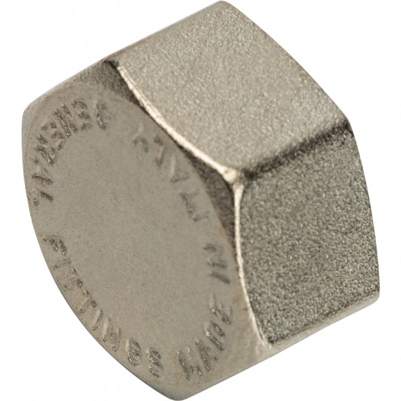 Заглушка резьбовая ВР 1/2" никель STOUT