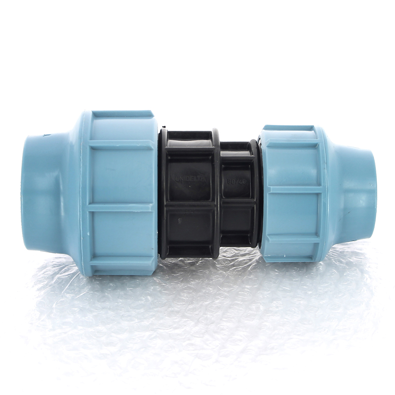 Муфта переходная 50 х 40 обжимная для ПНД труб UNIDELTA