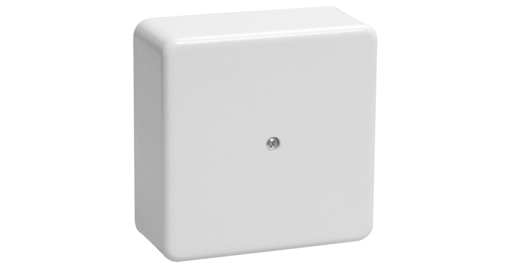 Коробка распаячная 100 х 100 х 29 мм  белая (50) т-пласт