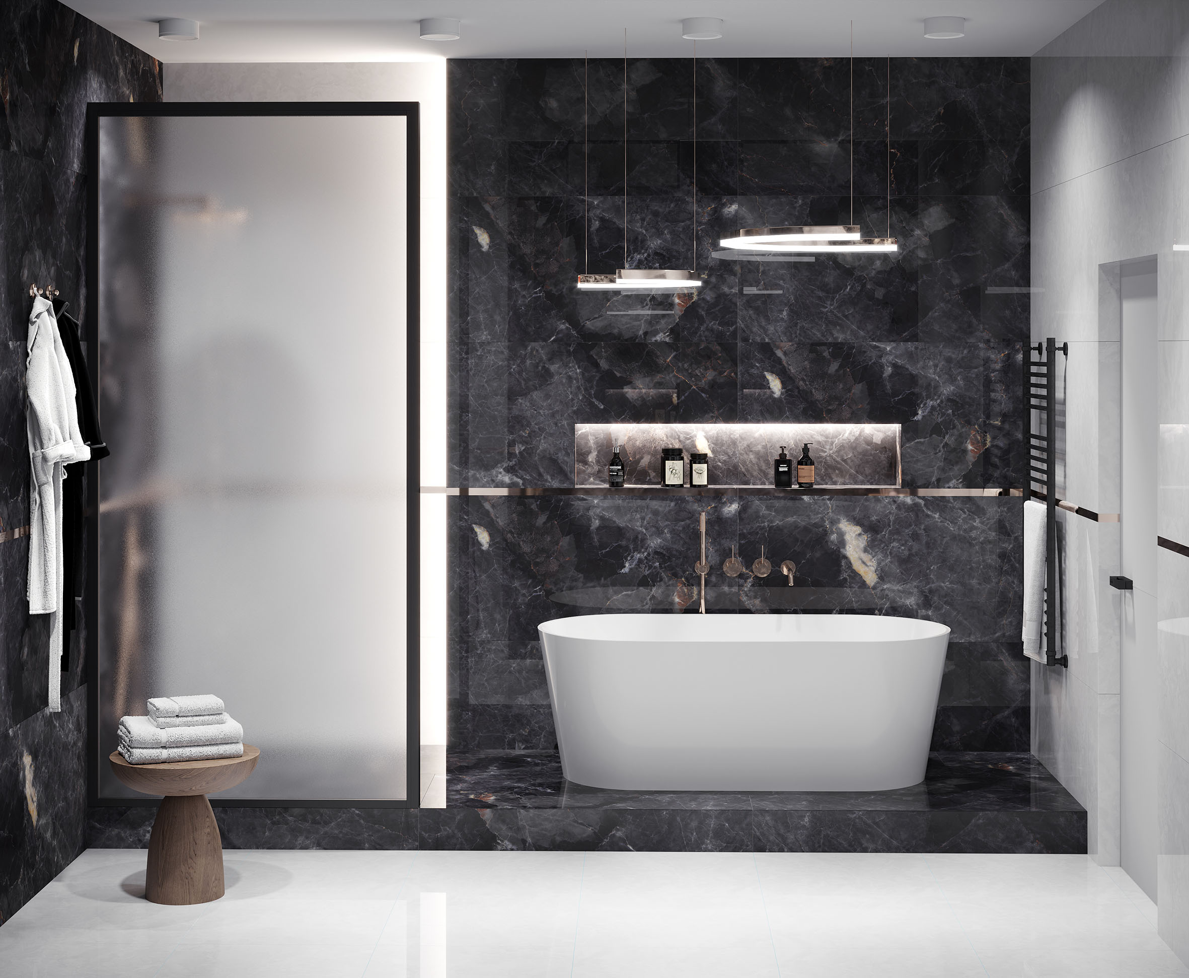 Aliot blue керамогранит полированный 60x120