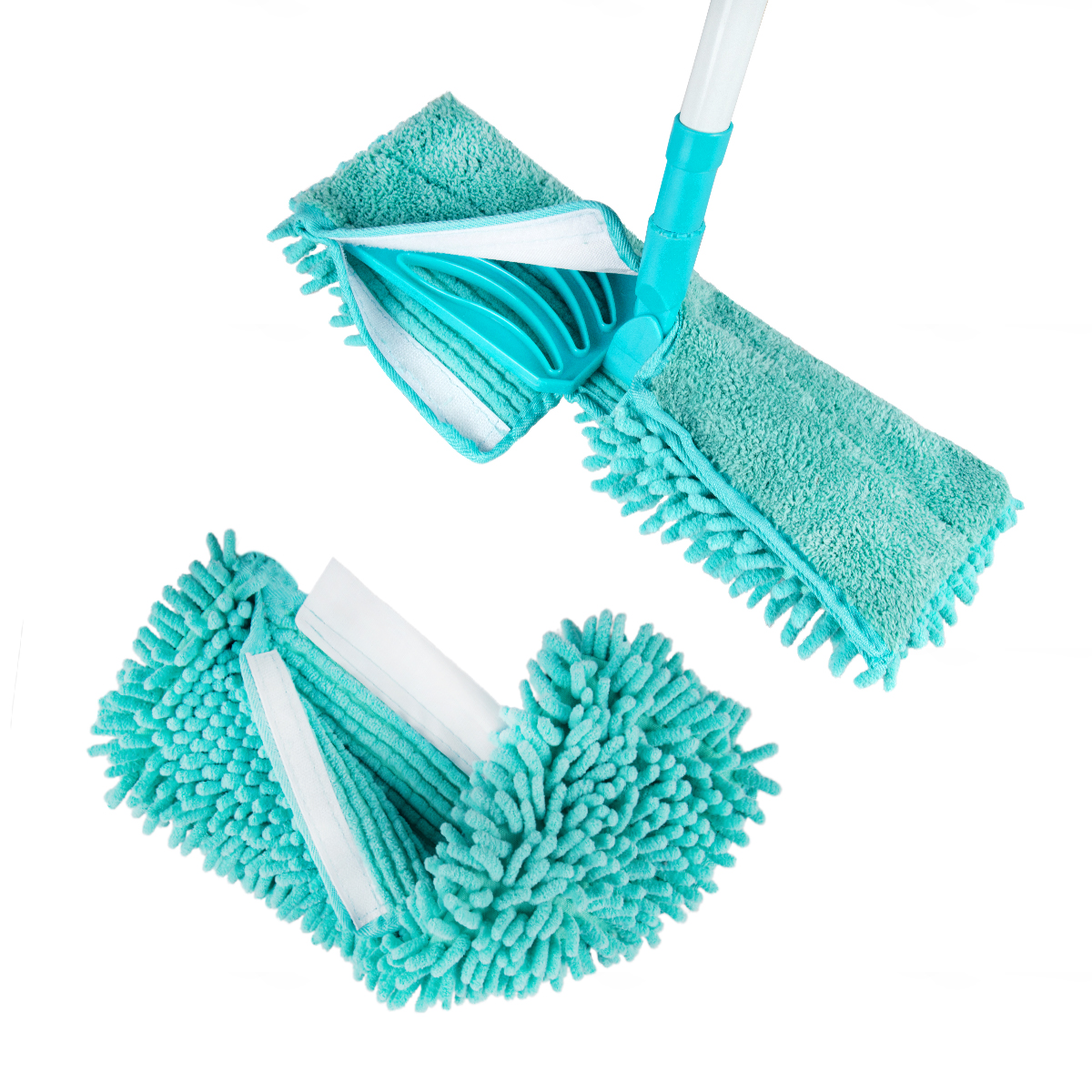 Швабра для пола  mopm5n "универсальная", насадка микрофибра "лапша" (1/6) "рыжий кот"