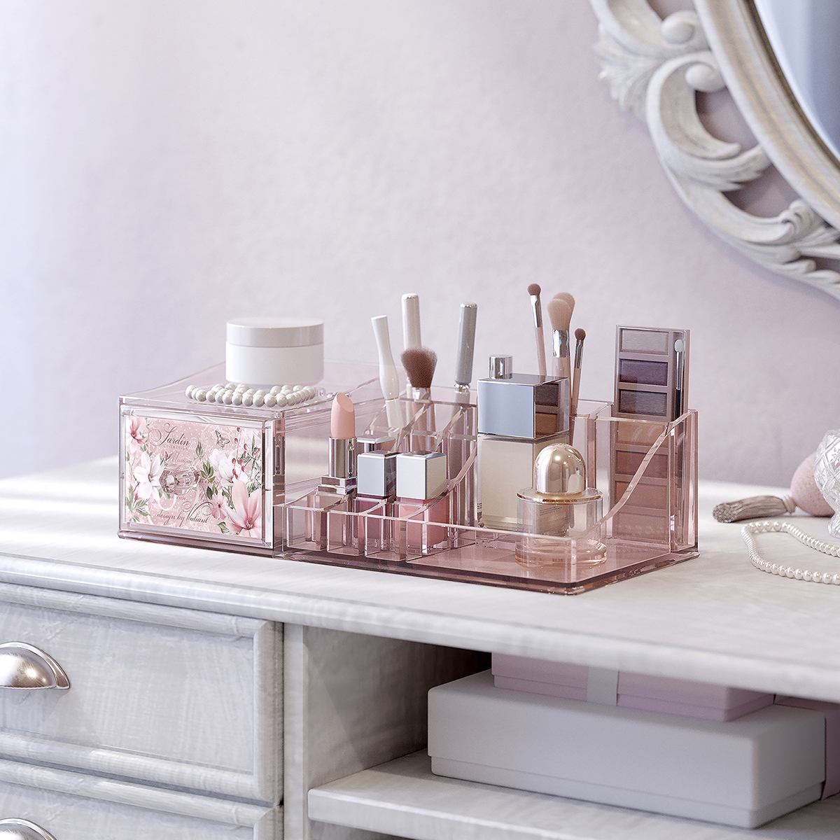 Органайзер для косметики и аксессуаров "jardin" 30,5*15,3*9 см (1/12) "valiant" jr-org-s17