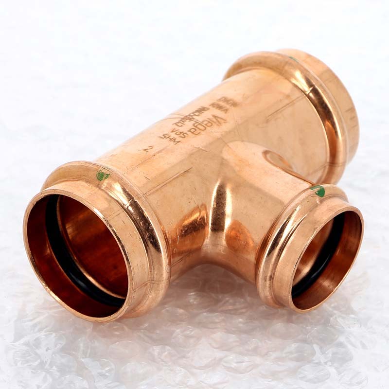 Тройник пресс медный Profipress VIEGA 42x35x42