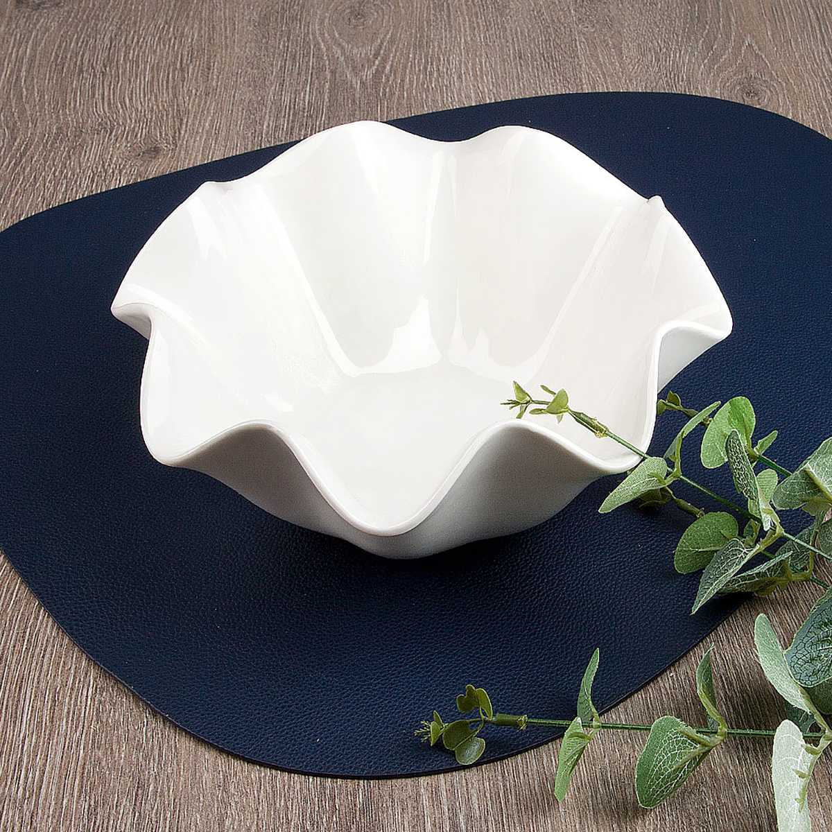 Салатник "маршмеллоу" 21*21*10 см, фарфор (1/5/30) "nouvelle home" 0530157