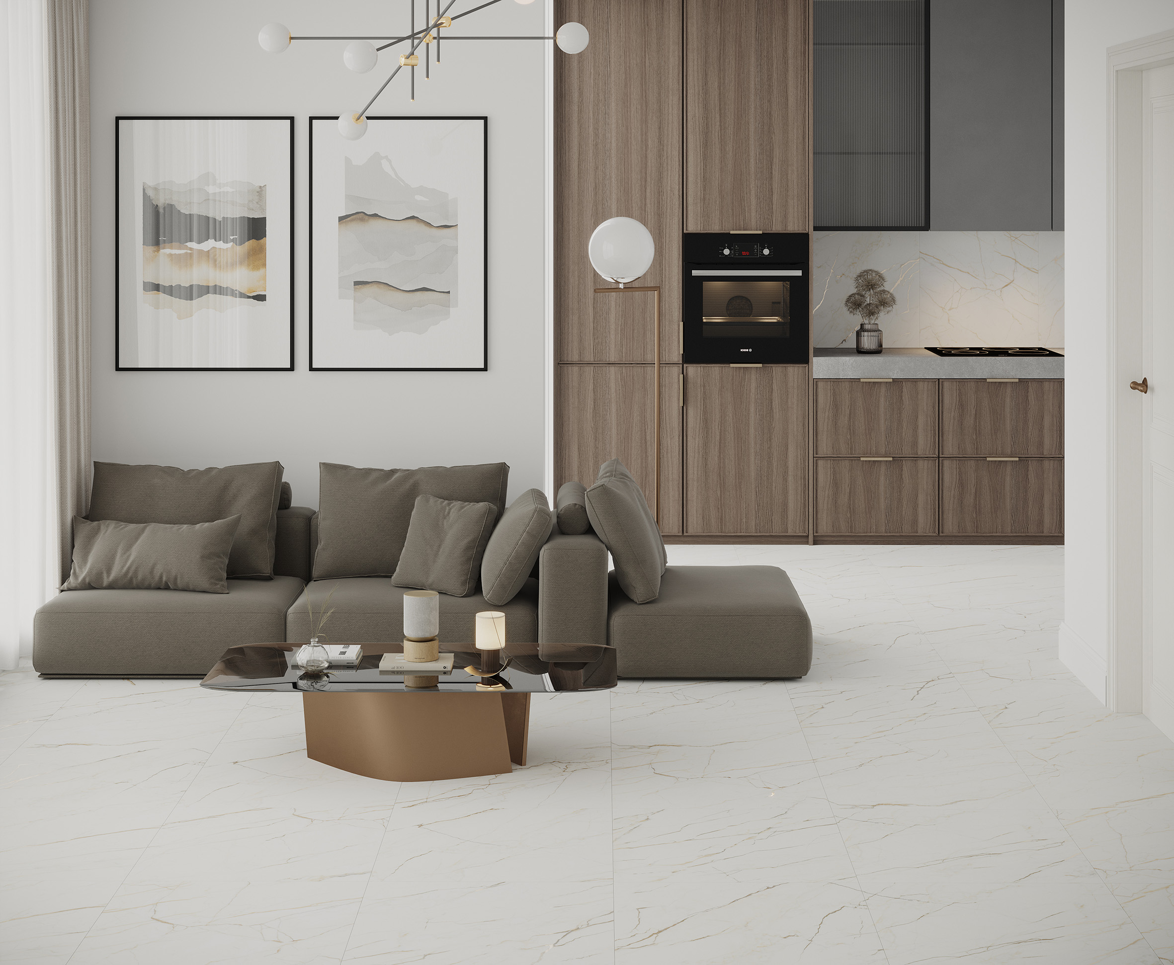 Europa gold керамогранит карвинг 60x120