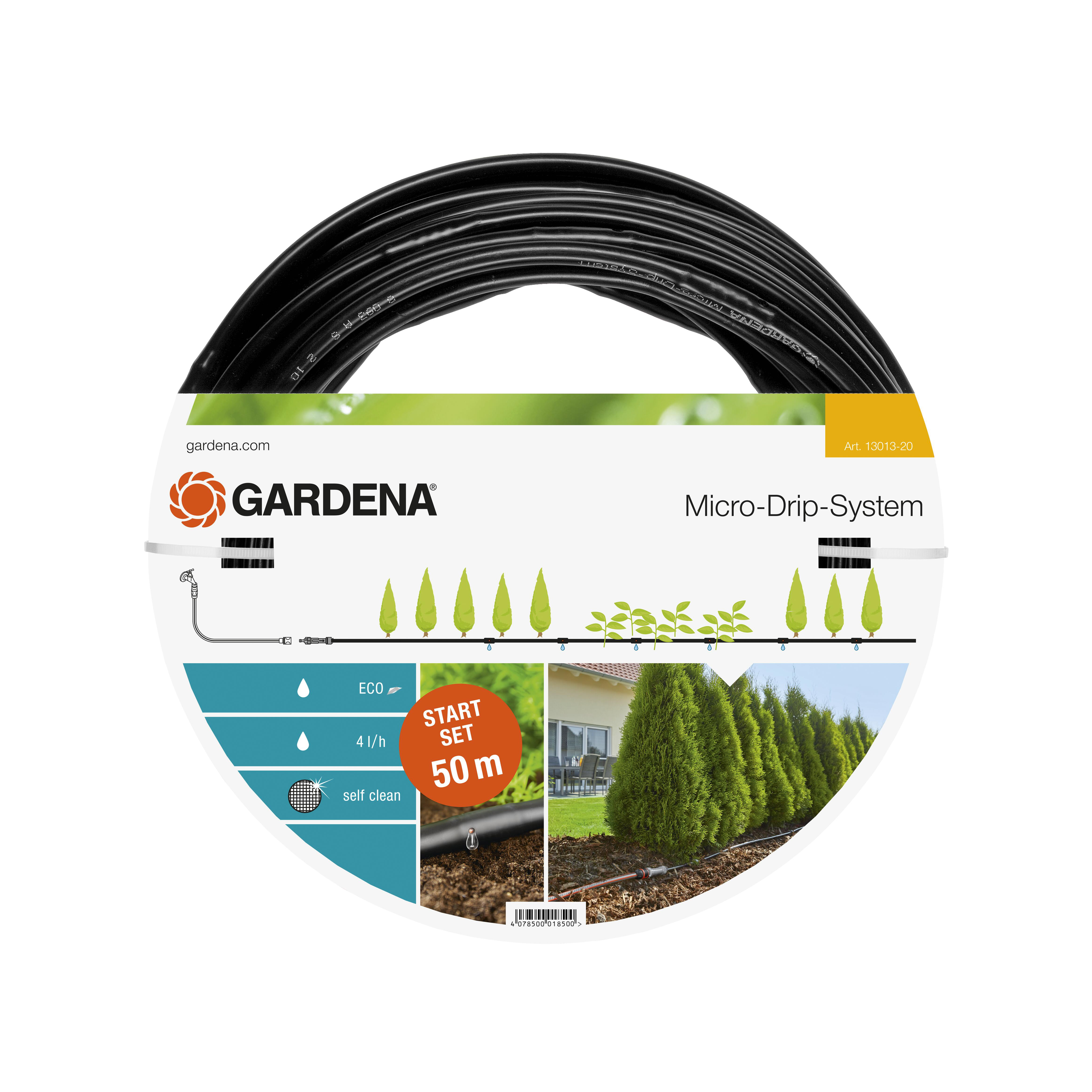 Шланг сочащийся для назем. прокл. 1/2” 50 м, фитинг, мастер-блок (1) "gardena" 13013-20.000.00