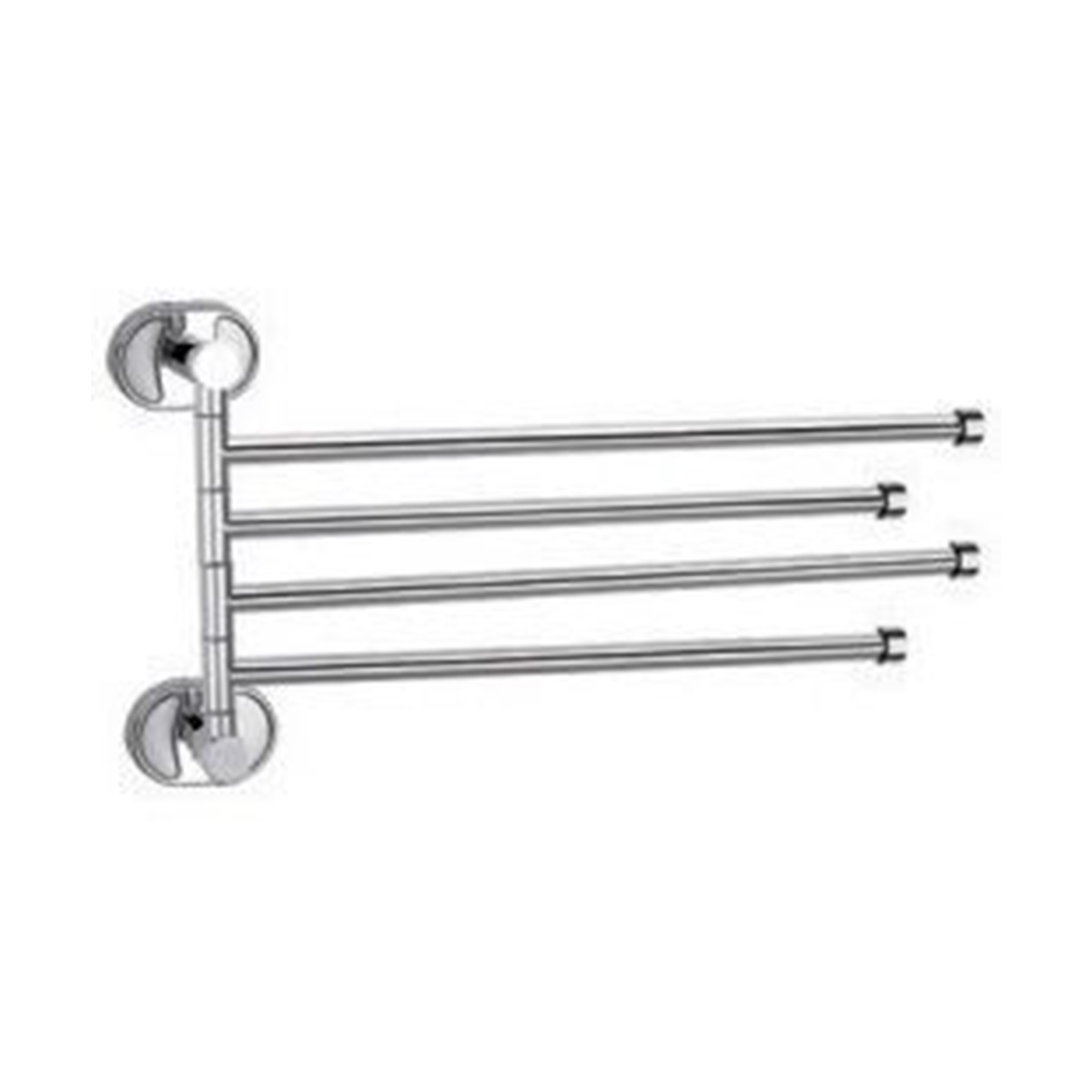 Полотенцедержатель поворотный четверной f1914, хром (1/20/40) "frap"