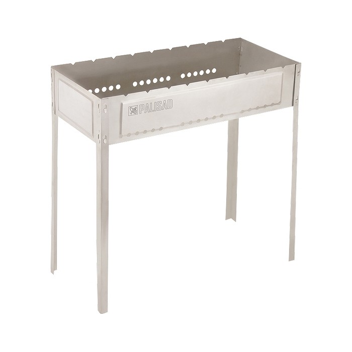 Мангал с ребрами жесткости 700 х 300 х 700 мм, Camping Palisad (69548)