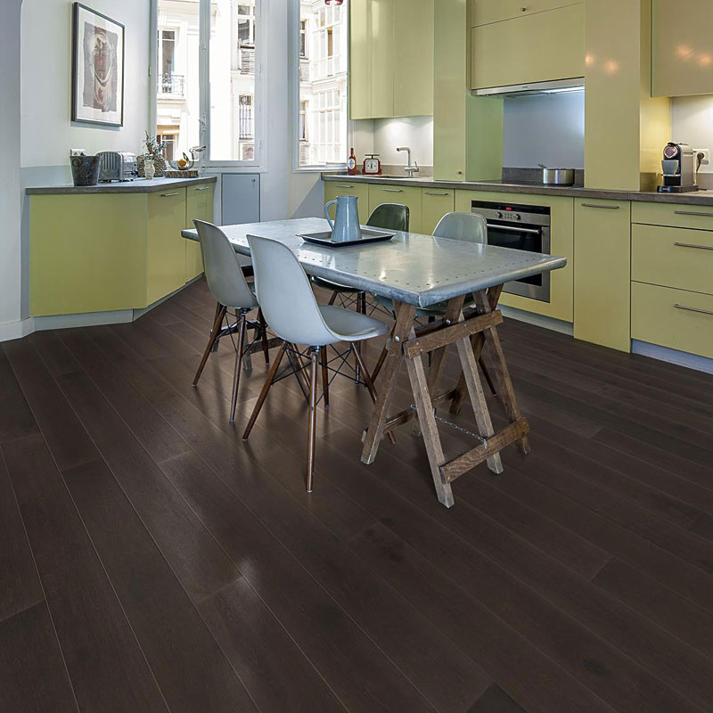 Паркетная доска Kahrs Original Коллекция Новая Классика Дуб Новая Классика Черный матовый лак однополосный ORIGINAL OAK BLACK 1S