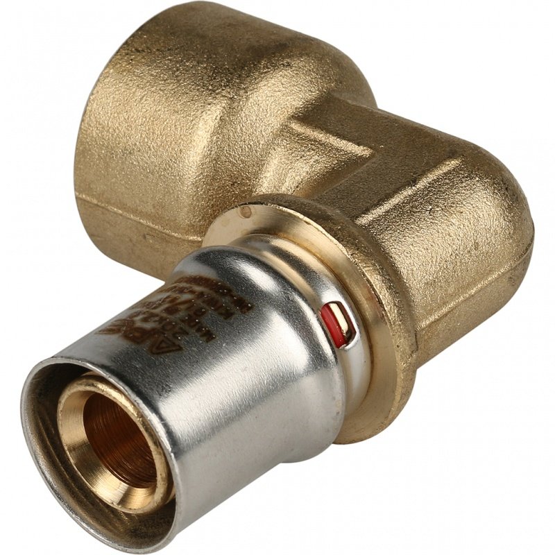 Угол переходной под пресс (ВР) 20 х 3/4" STOUT для МП труб