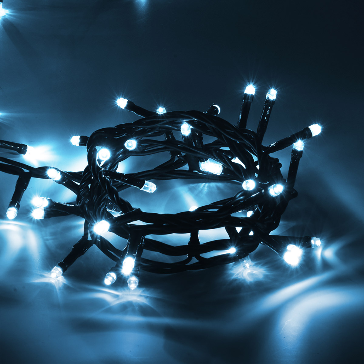 Электрогирлянда "нить" 20 м, 200 холодных ламп, 8 реж. (1/20) "vegas"