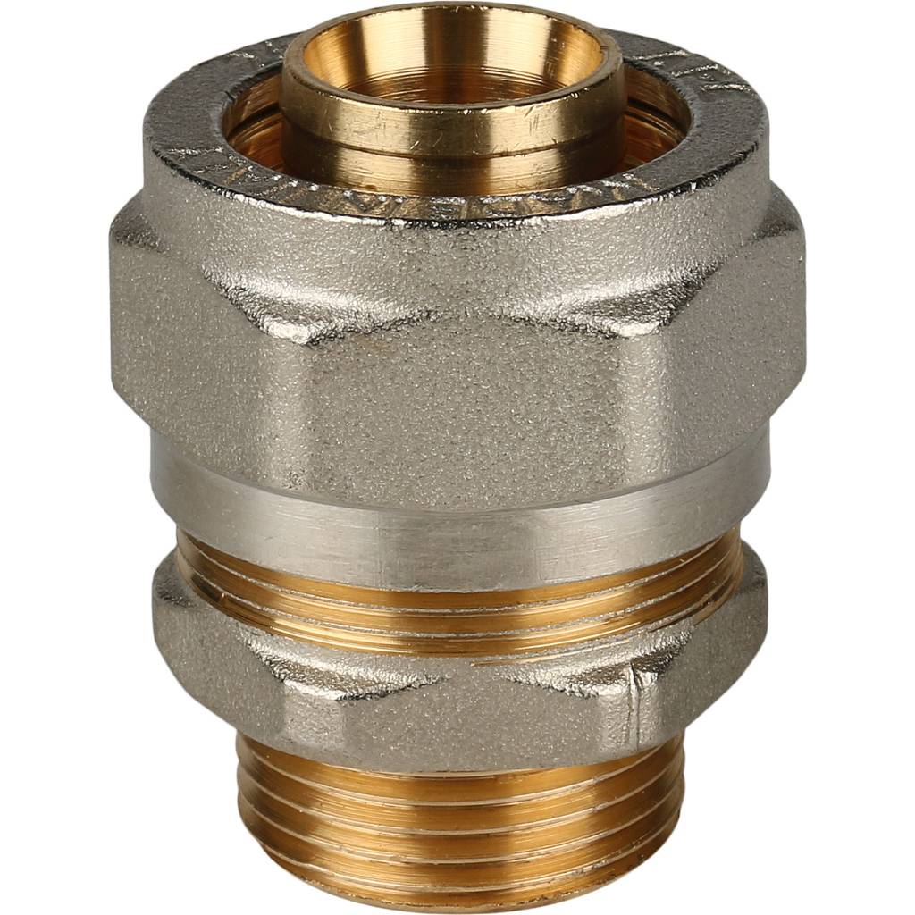 Переходник с наружной резьбой 3/4"х20 STOUT для металлопластиковых труб