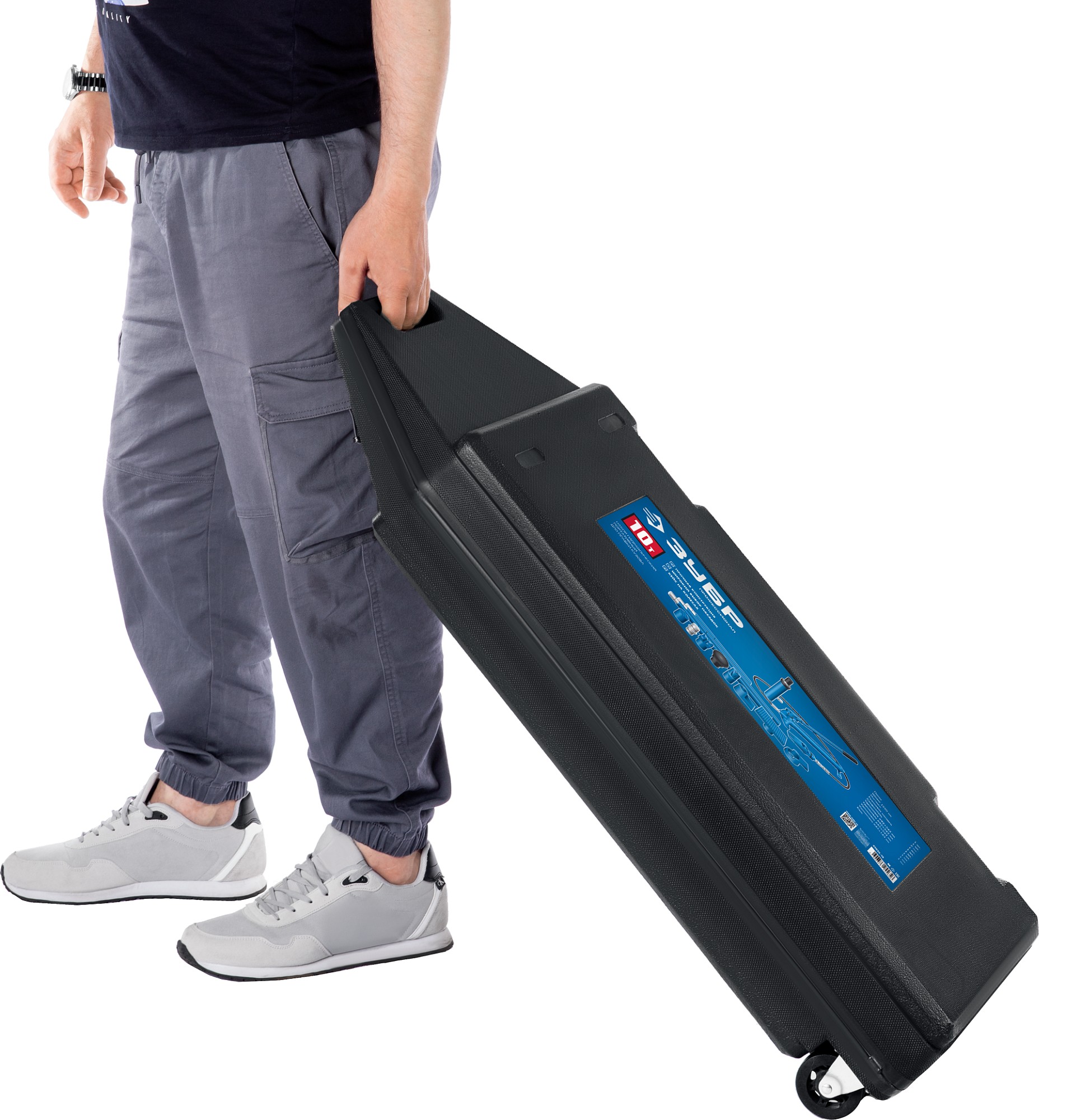 ЗУБР 10 т, гидравлический набор для правки кузова в пластиковом кейсе, Профессионал (43035-10)