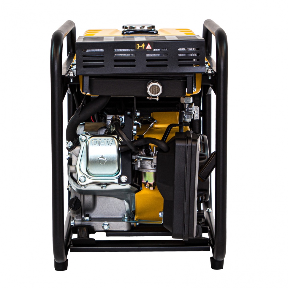 Генератор инверторный GT-3500iF, 3.5 кВт, 230 В, бак 5 л, открытый корпус, ручной старт Denzel (94705)