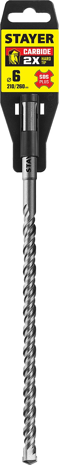STAYER 6 x 260 мм, SDS-plus бур, Professional (2930-260-06)