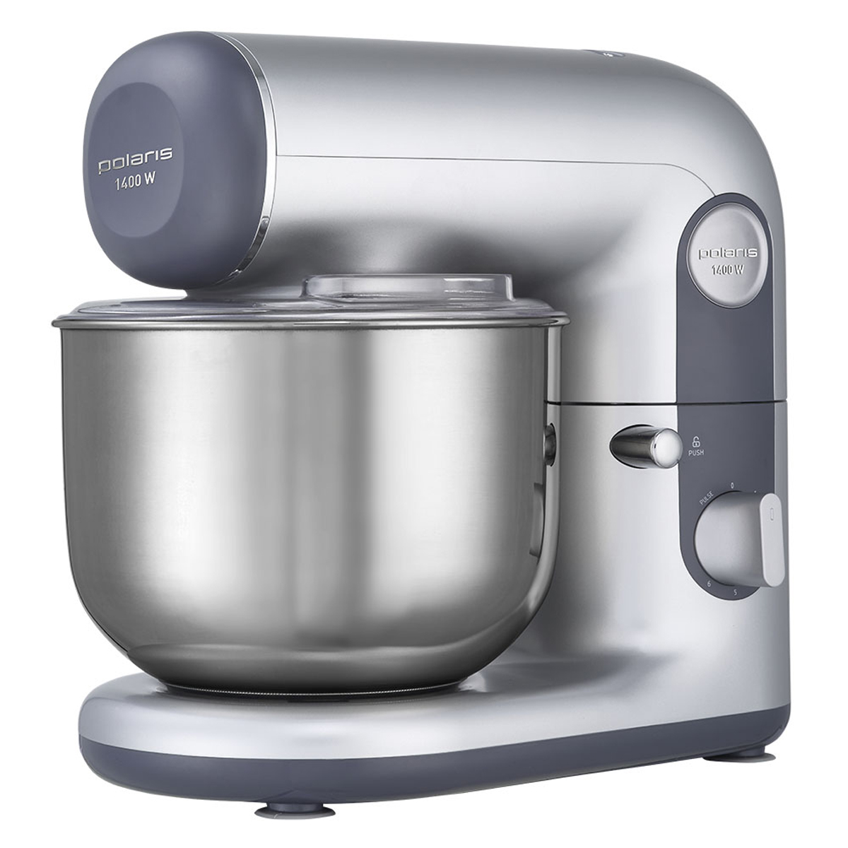 Миксер планетарный 3 в 1  pkm 1403  6 скоростей, 1400 вт (1/2) "polaris"