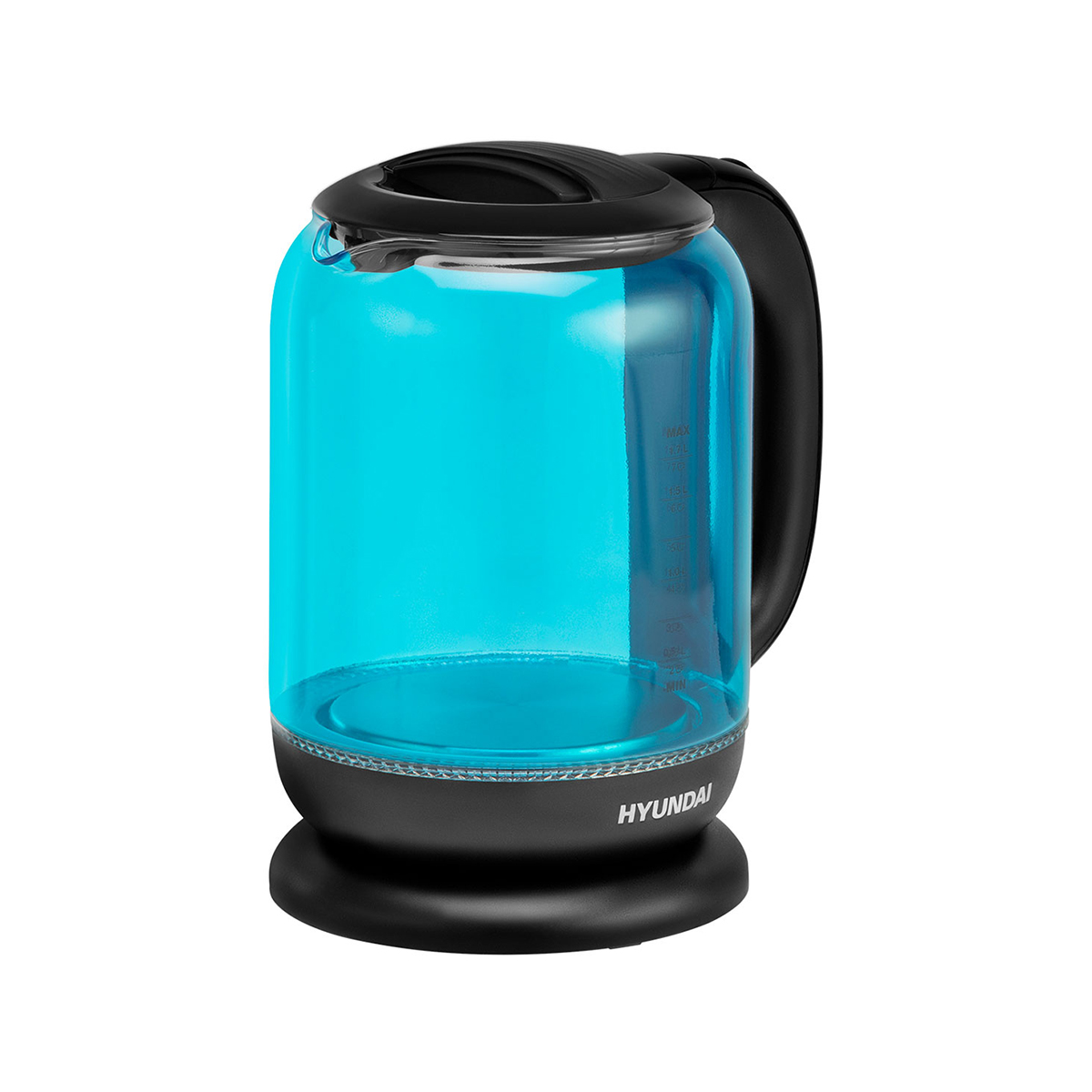 Чайник электр. hyk-g2806 1,8 л стекло (1/6) "hyundai"