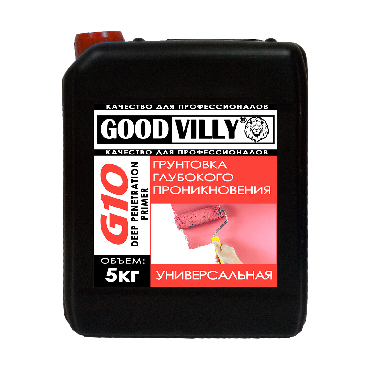 Грунтовка глубокого проник. универсальная g10  5 кг (1) "good villy"