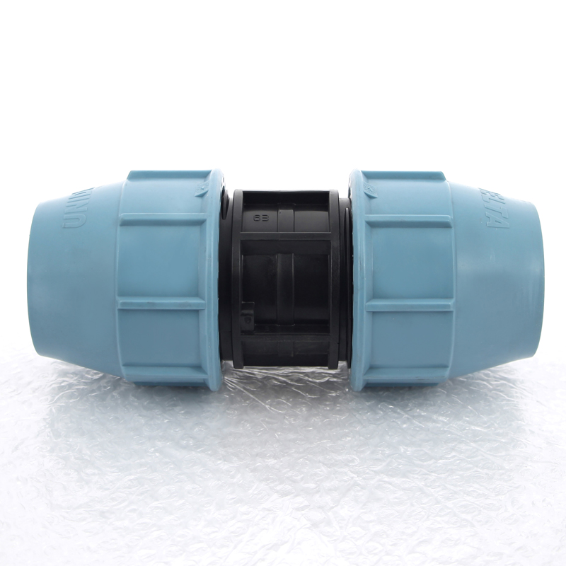 Муфта 63 мм под обжим для труб ПНД UNIDELTA