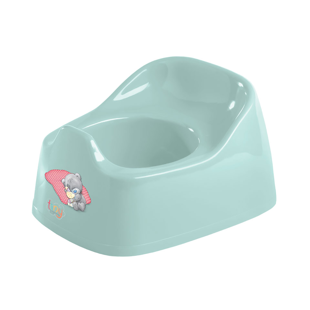 Горшок детский с аппликацией "me to you" 270*220*150 мм (зеленый) (1/14) "бытпласт"