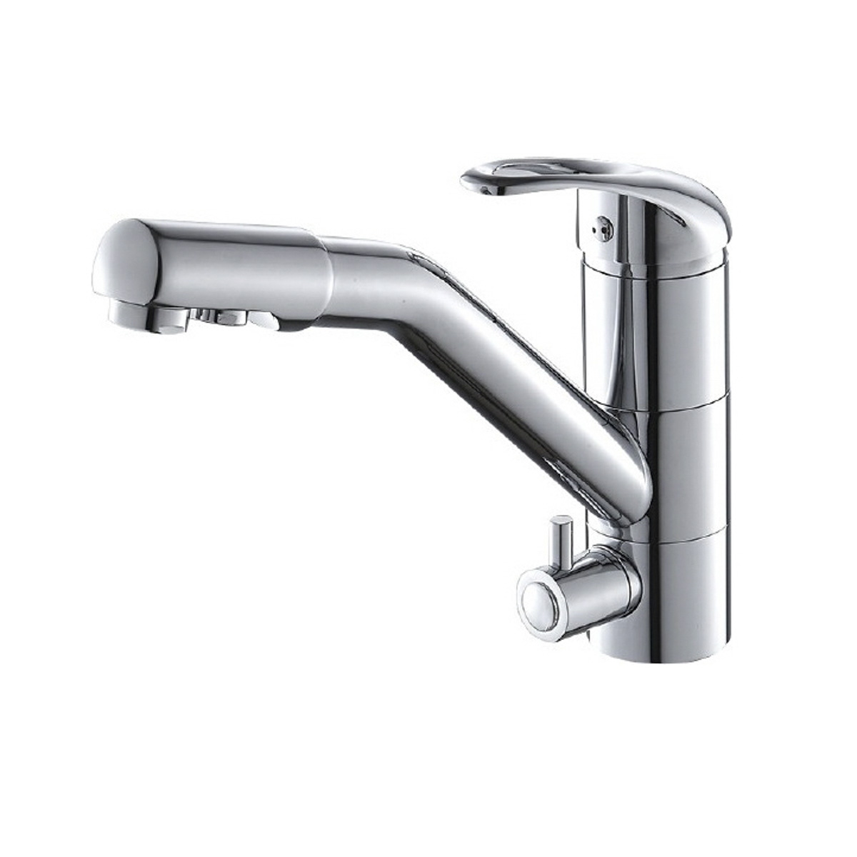 Смеситель для кухни с подключ. к фильтру питьев. воды zr 400 kf-12 "zorg"