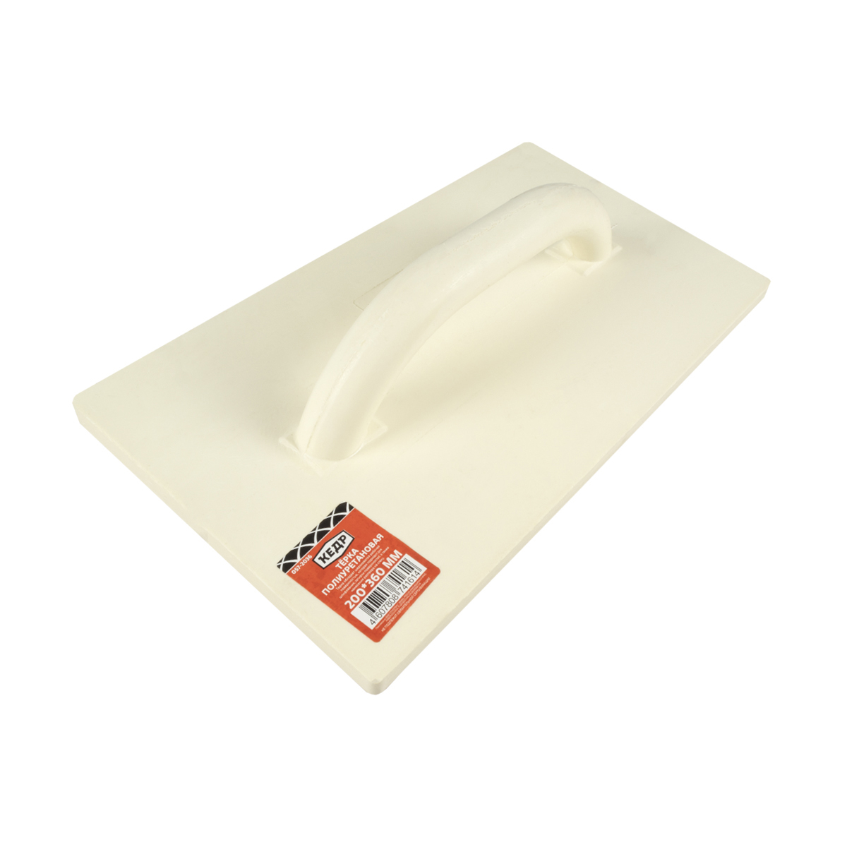 Терка полиуретан. 200 х 360 мм (1/20) "кедр"  057-2036