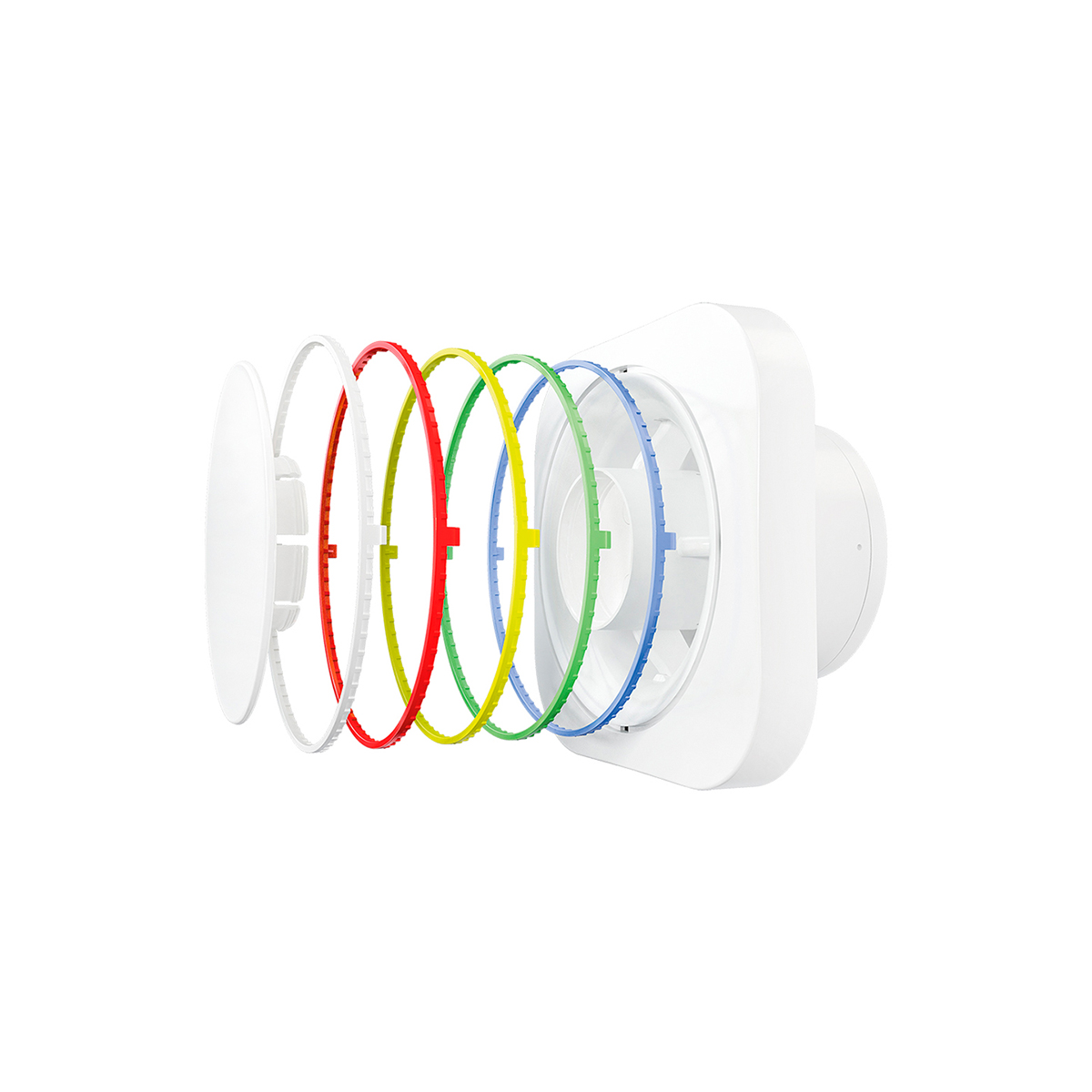 Вентилятор disc 4c осевой вытяжной с обратным клапаном d100 (1/16) "эра"