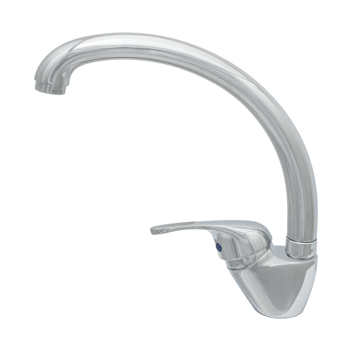 Смеситель для кухни "престиж" цс-см 27/2г d35 м42 высокий поворотн. литой излив (1/10)