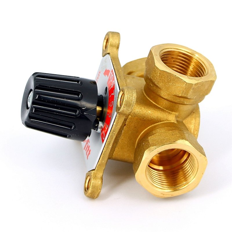 Клапан трехходовой смесительный 3/4" (ВР) Kvs 6 UNI-FITT