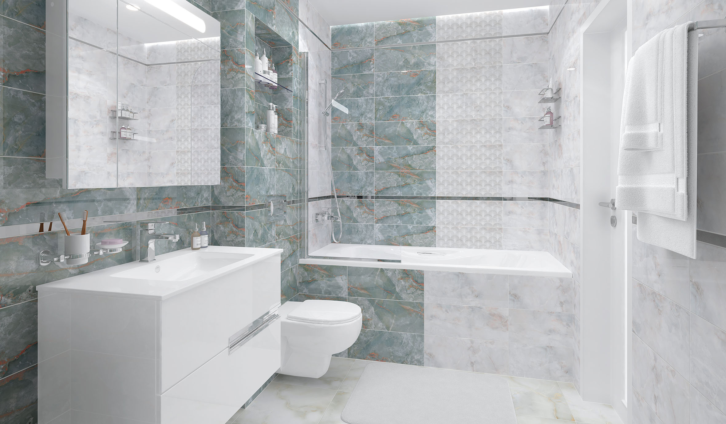 Iceberg голубой 20x50