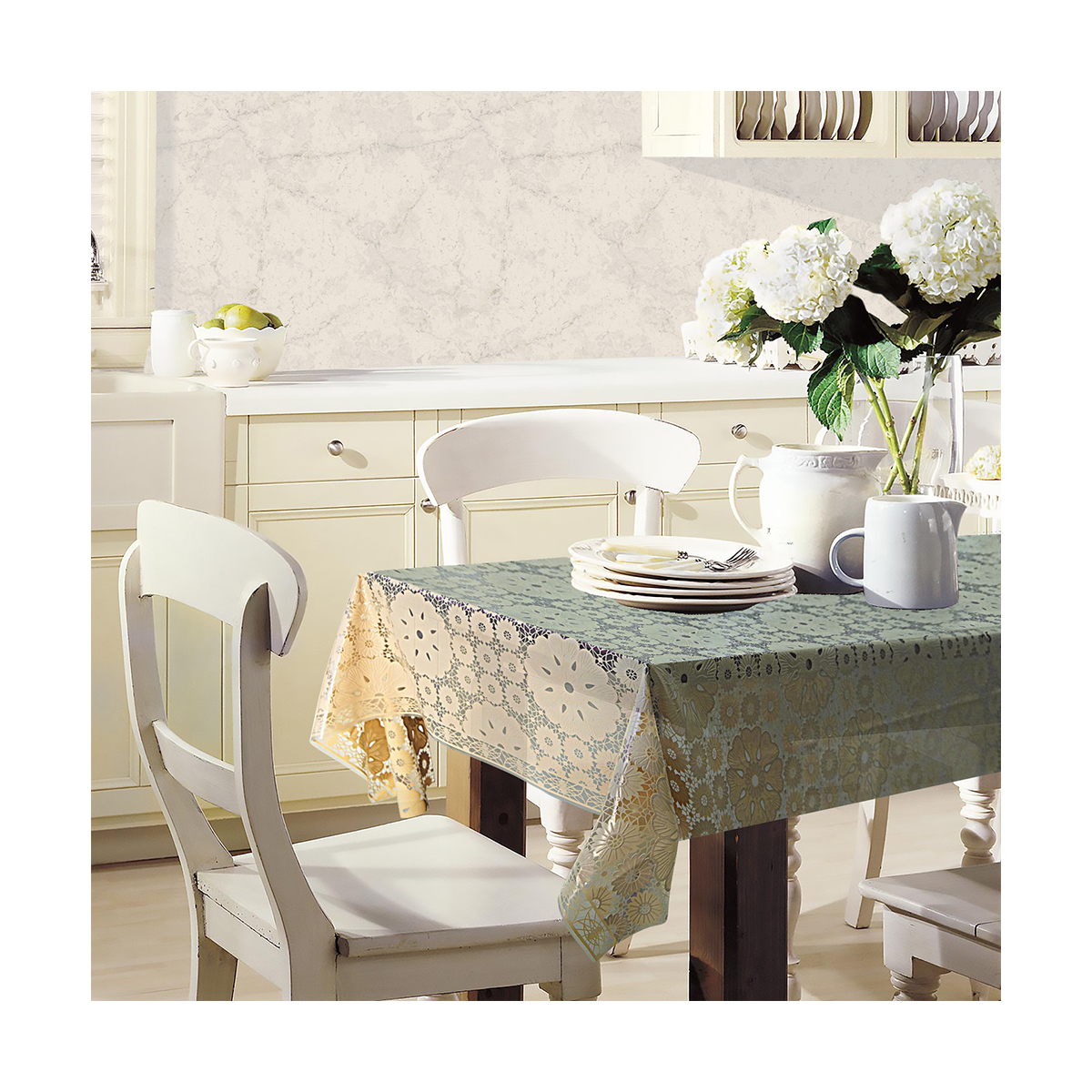 Скатерть пвх "элегия" 110*135 см (1/15) 004-beige