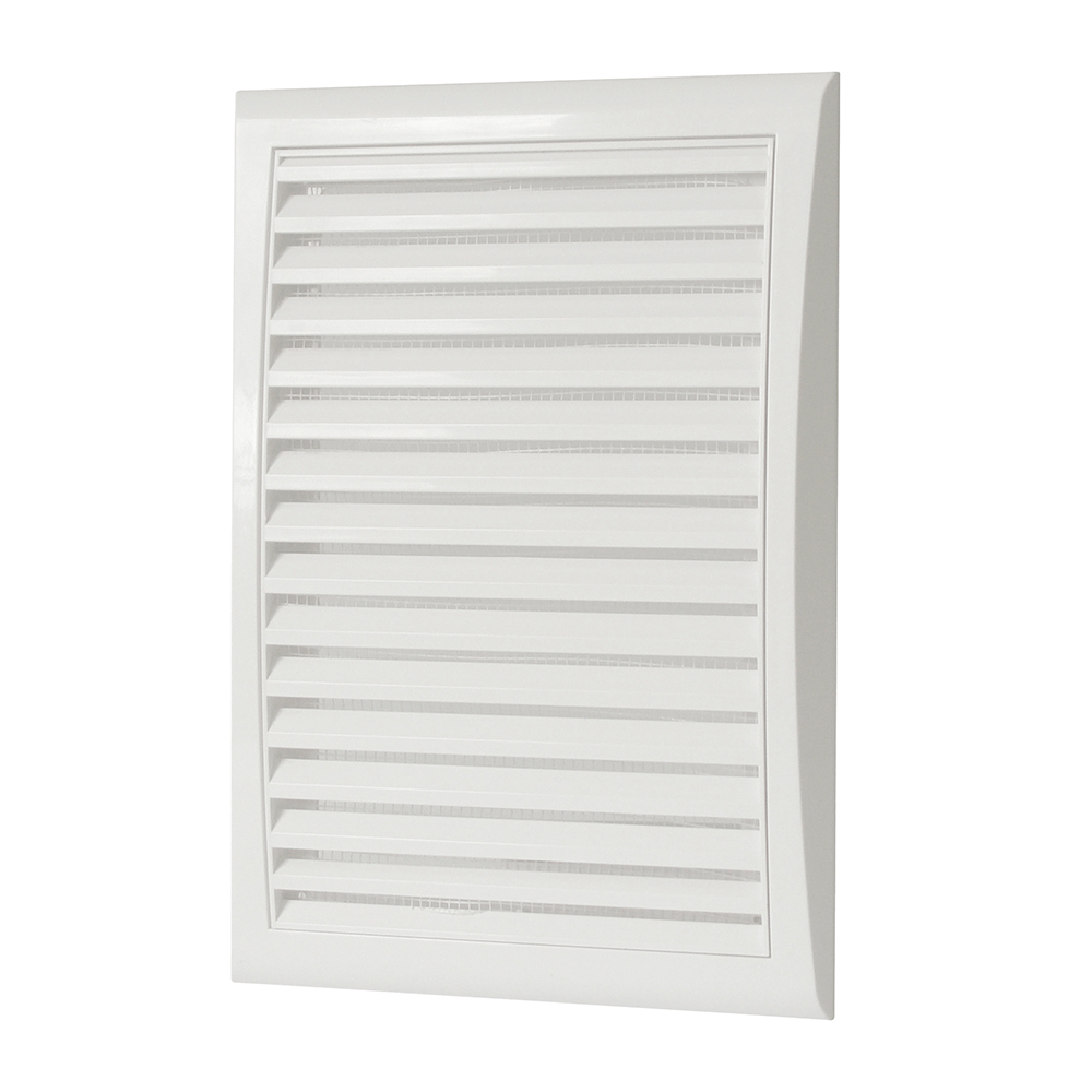 Решетка вентиляц. цилиндрическая с сеткой 150 х 200 мм пласт. (1/70) "эра"  1520рц