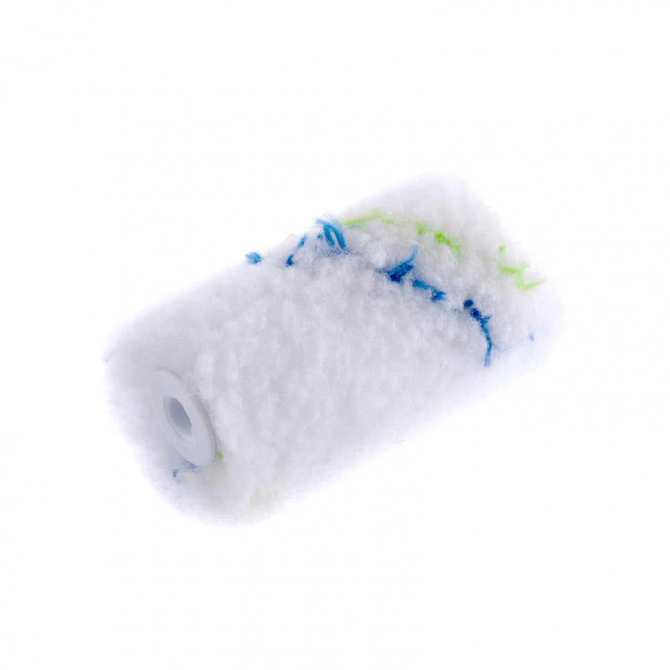 Мини-валик сменный "Водные краски", 60 мм, ворс 12 мм, D 16 мм, D ручки 6 мм, полиэстер Сибртех (80581)