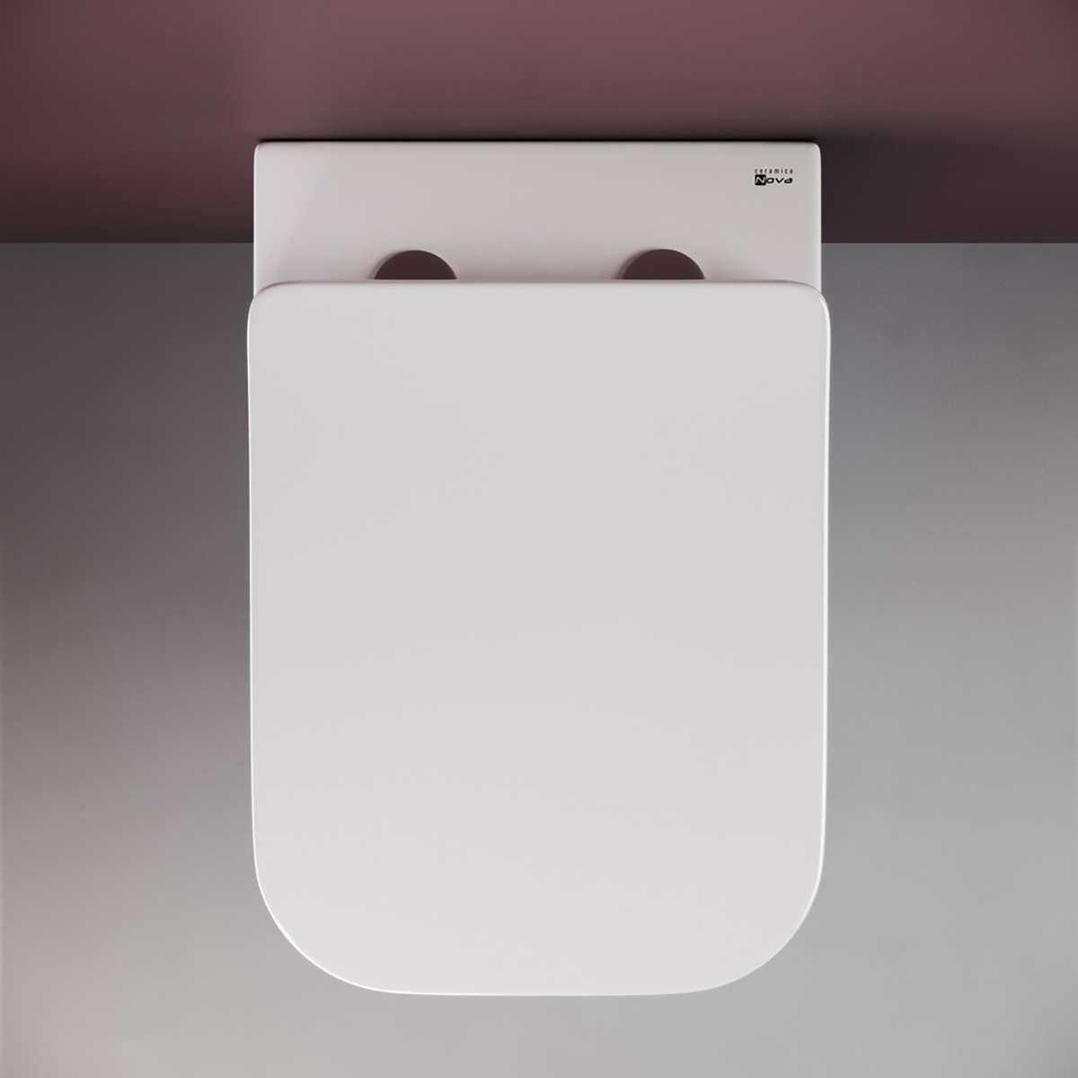 Унитаз подвесной "metric rimless" белый "ceramica nova" cn3007