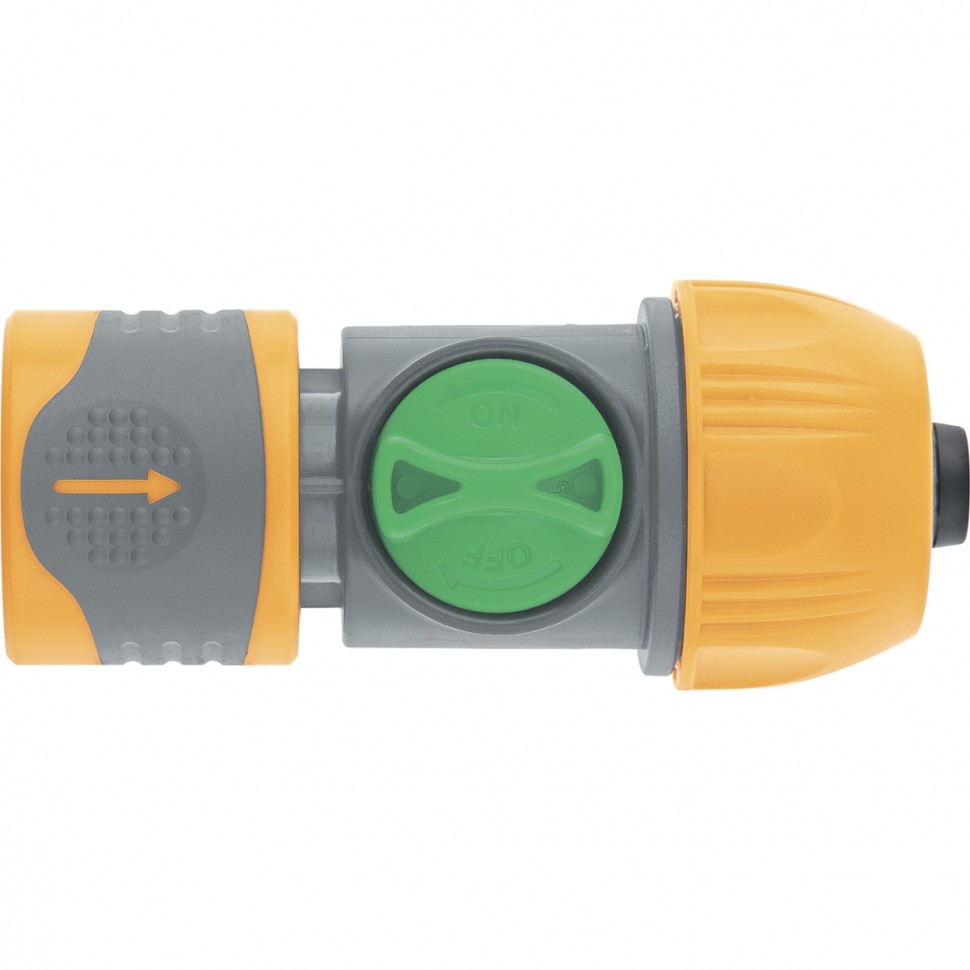 Соединитель быстросъемный унив. 1/2-3/4 с переключателем Palisad Luxe (66254)