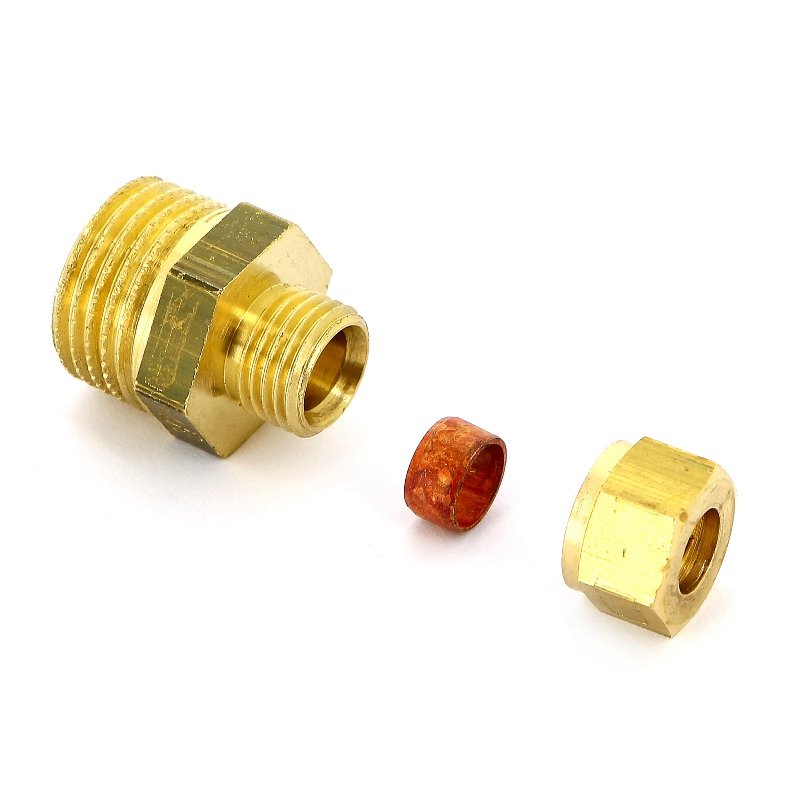 Муфта НР 8 x 1/2" обжим TIEMME