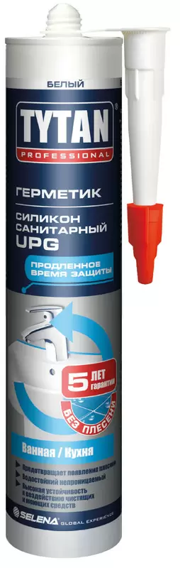 Tytan Professional UPG / Титан высококачественный герметик силиконовый санитарный