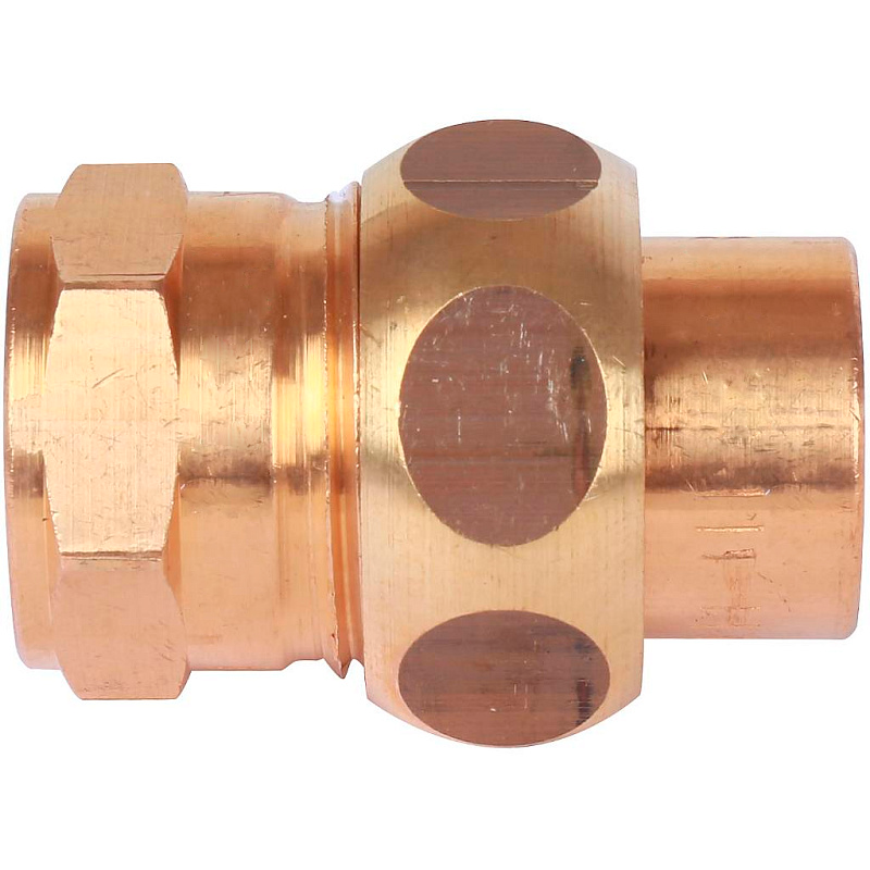 Американка (сгон) 22x1" ВР с плоской прокладкой под пайку SANHA 14330221