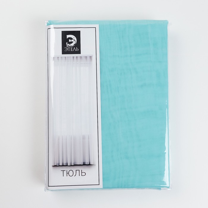 Тюль 280*270 см морская волна, вуаль (1/22) "этель" 4280496