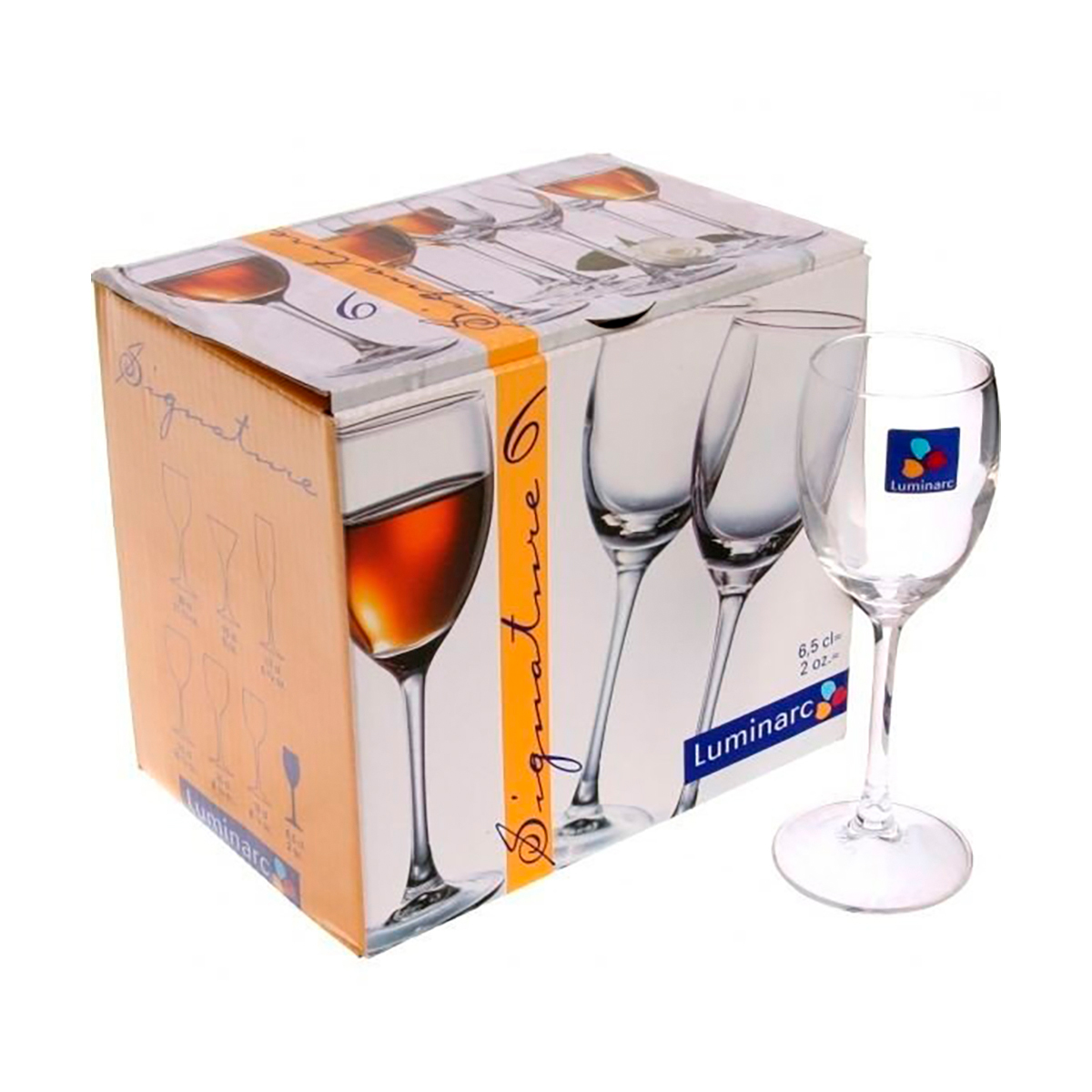 Рюмка "эталон" 65 мл (набор 6 шт.) (1/4) "luminarc"