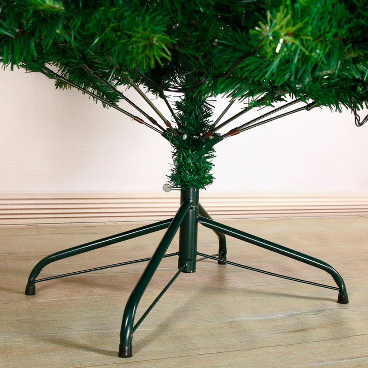 Ель декор. фиброоптич. sl726-210  210 см, 982 ветки (зеленая) "зимнее волшебство" 1108620