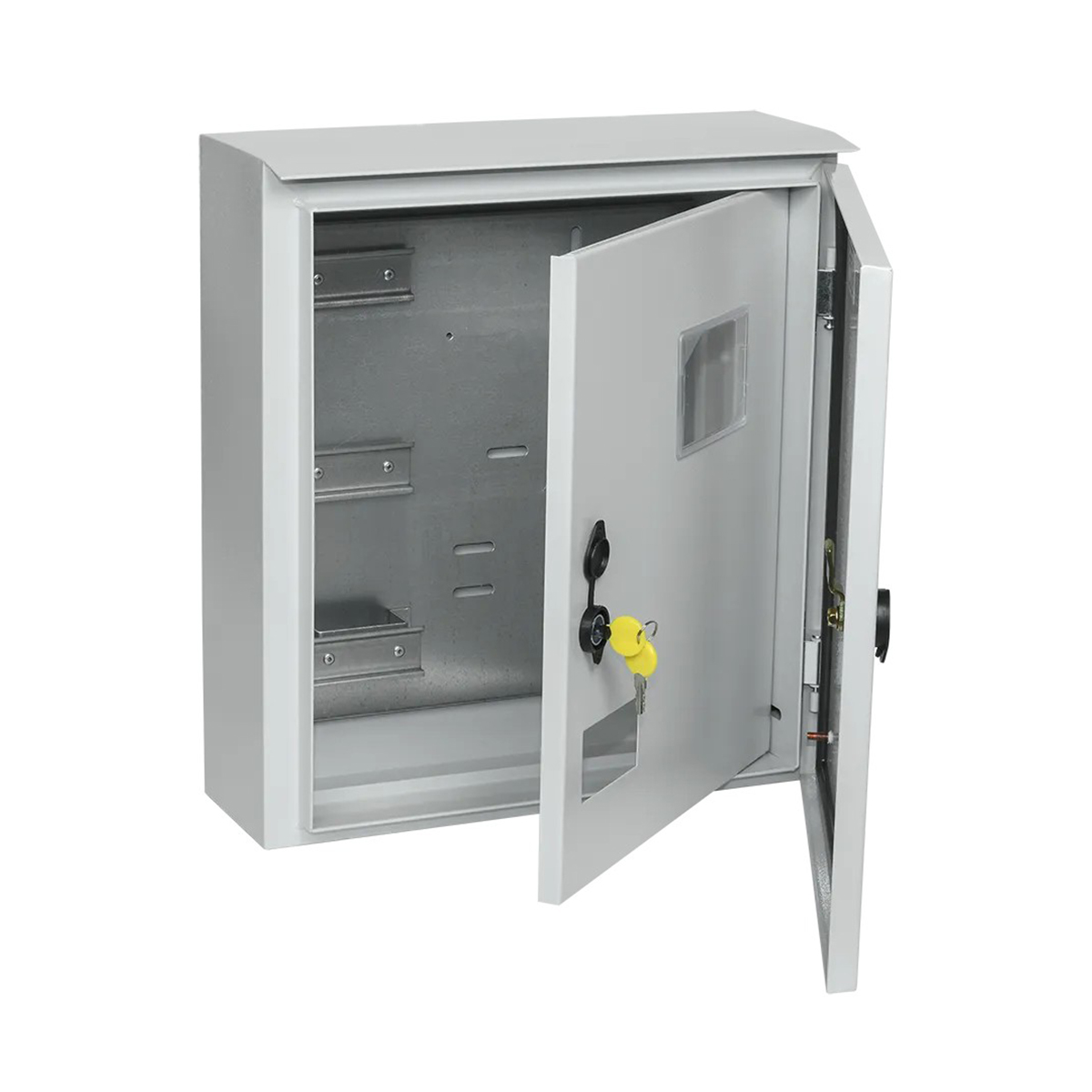 Щиток учетно-распределит. навесной "titan" щу 3/1-1 у1 ip66, металл. 445*400*150 мм (1) "iek"