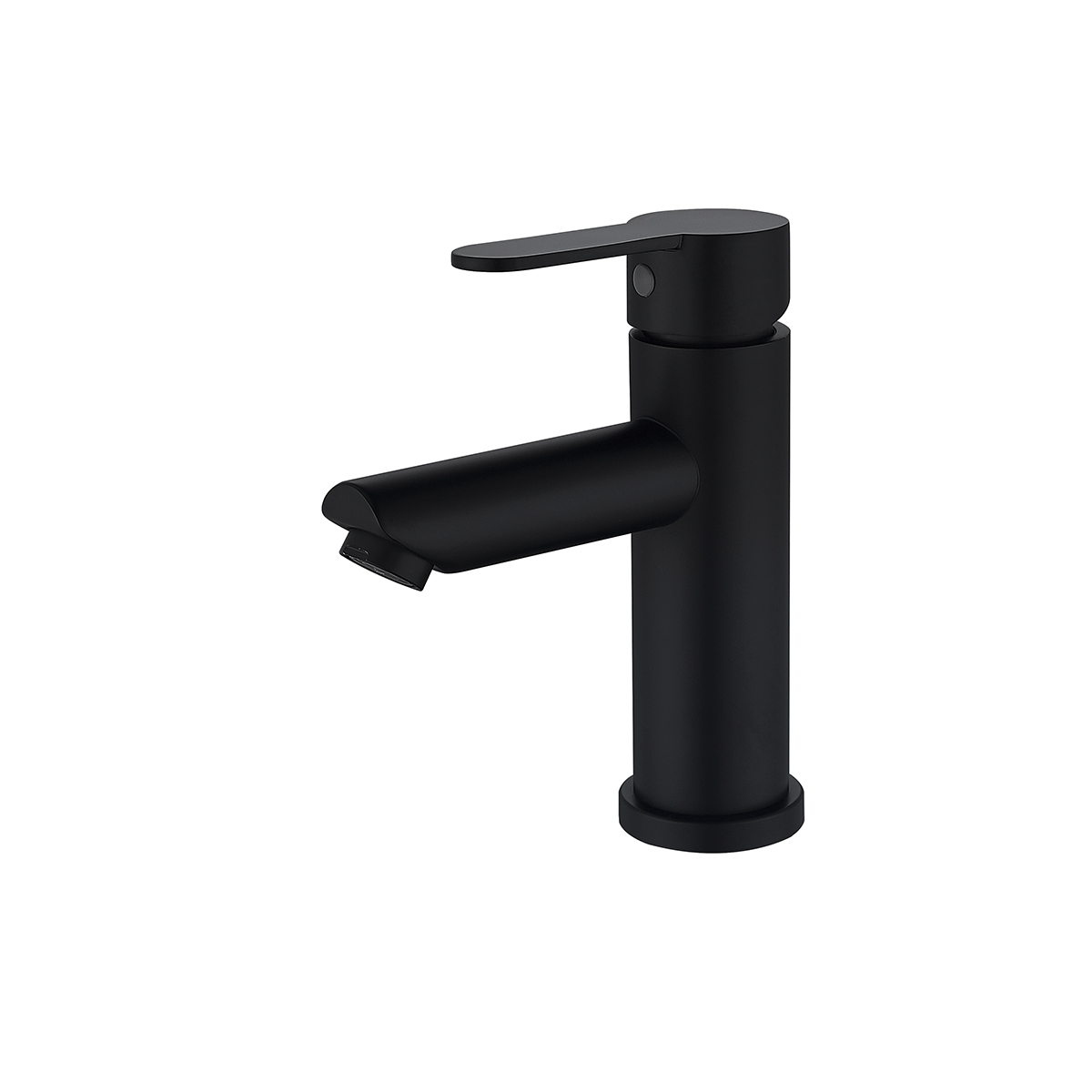 Смеситель для умывальника f10801-6 монолитный (нерж.сталь), черный (1/10) "frap"