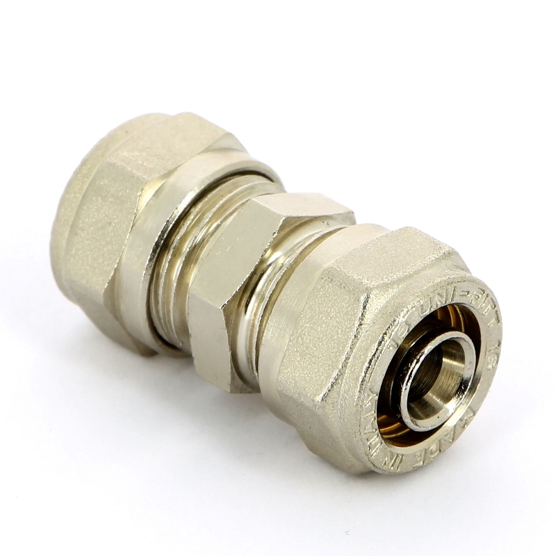 Муфта обжимная 16 х 16 UNI-FITT для металлопластиковых труб